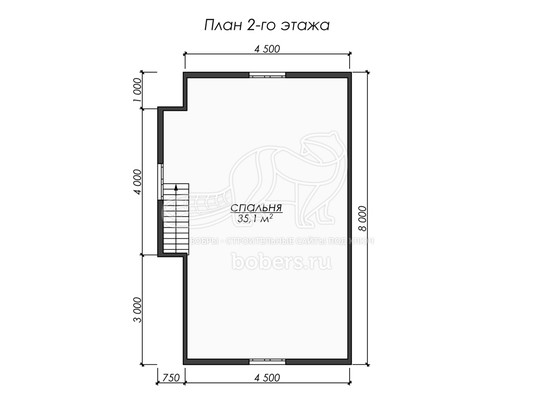 3d проект ДУ283 - планировка 2 этажа</div>