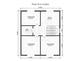 3d проект ДУ295 - планировка 2 этажа</div>