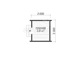 3d проект МБ027 - планировка 1 этажа</div>