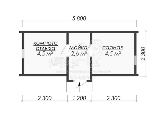 3d проект МБ035 - планировка 1 этажа</div>
